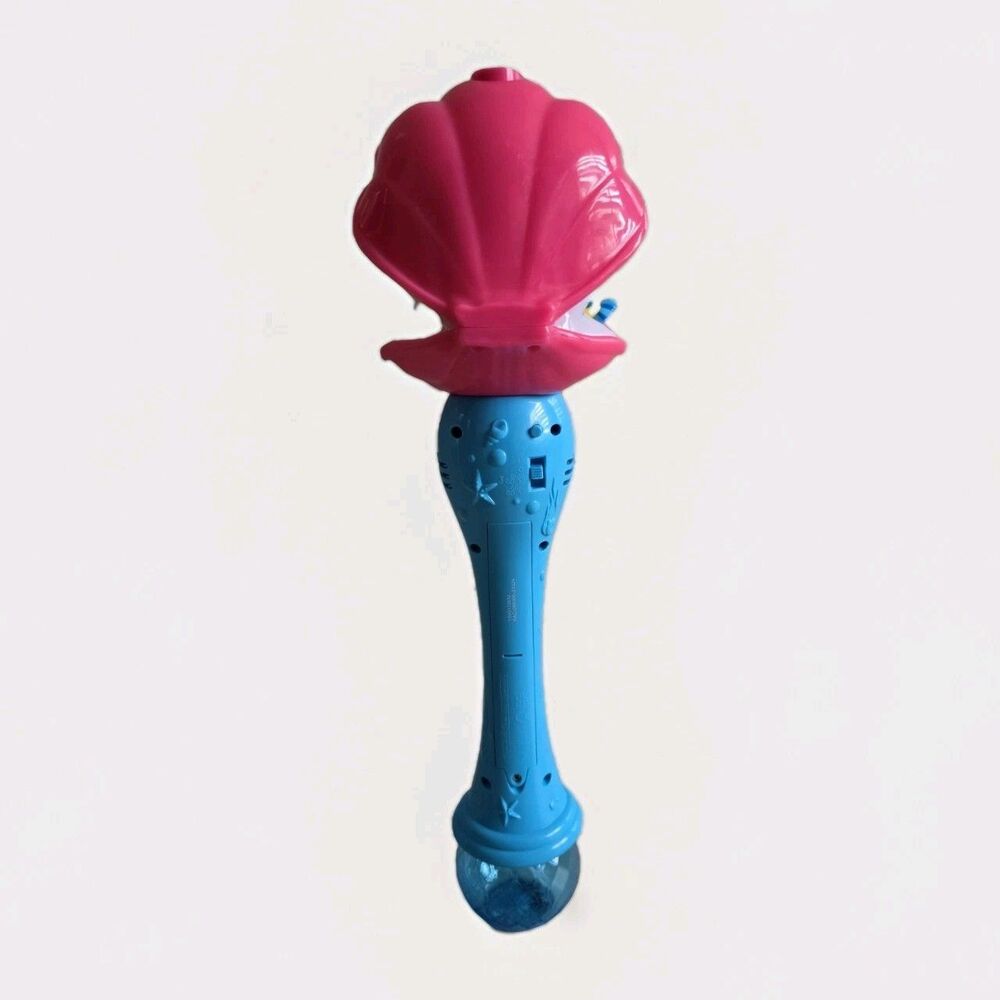 Disney Parks Little Mermaid Ariel Bubble Wand Lights Music & Bubbles Tested Work - Picture 2 of 3